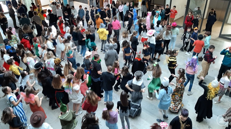 „Bewegte Pause“ in der Aula