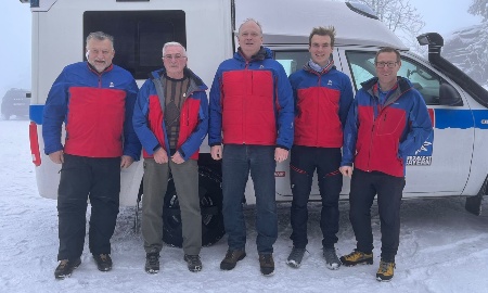 Weihnachtsfeier der Bergwacht mit Ehrung