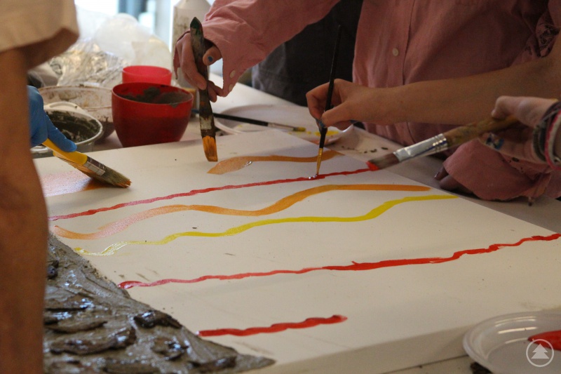 Kunst gemeinsam schaffen. Ein großartiges Erlebnis!