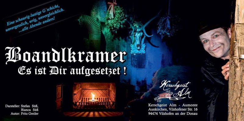 Flyer/Grafik zum Event: Boandlkramer-Es ist Dir aufgesetzet! Spezial am Sa., 09.03.2019 von 18:00 bis 22:30 Uhr