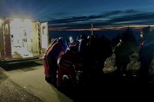 Paralleleinsätze für die Bergwacht am vereisten Dreisessel