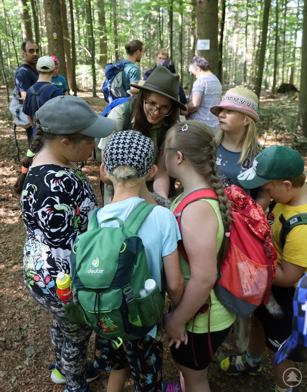 An verschiedenen Stationen lernten die Teilnehmer die Natur des Nationalparks sowie die verschiedenen Arten, die dort leben, kennen.