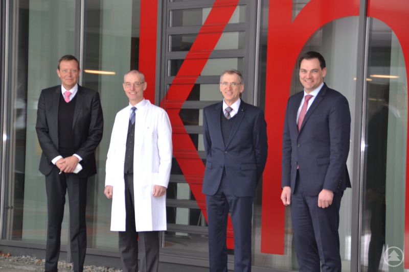 v.l.: GF Herr Plaschke, Herr Dr. Gusinde, Herr Dr. Schreiner, Herr Landrat Gruber