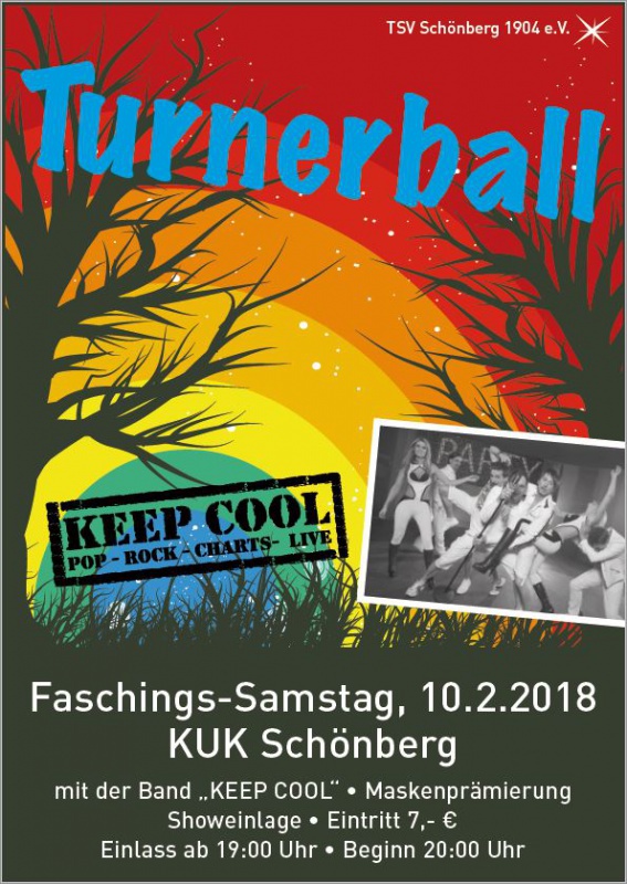 Flyer/Grafik zum Event: Turnerball 2018 am Sa., 10.02.2018 von 19:00 bis 03:00 Uhr