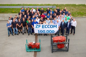 100.000stes ECCOM-Getriebe verlässt das ZF-Werk in Patriching