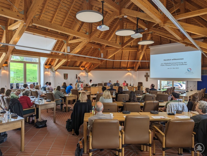Begrüßung der Teilnehmenden durch PSAG-Geschäftsführerin Katrin Freund