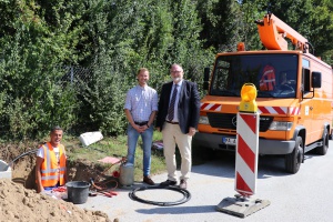 Stadt baut Straßenbeleuchtung in Wörth aus