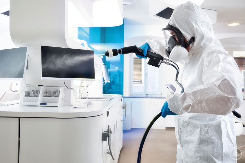 Alle elektrischen Geräte können problemlos desinfiziert werden.