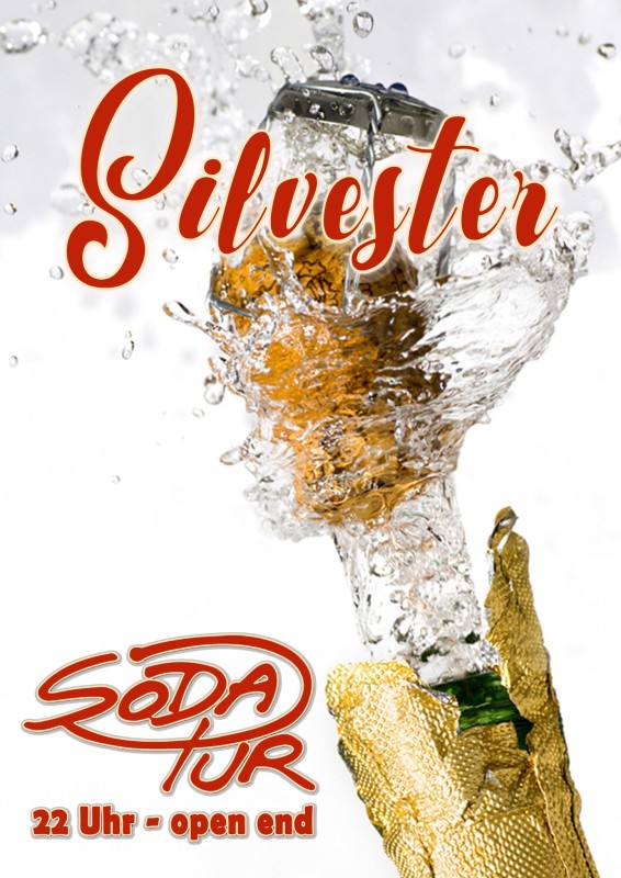 Flyer/Grafik zum Event: Silvester@Soda am Di., 31.12.2024 ab 22:00 Uhr