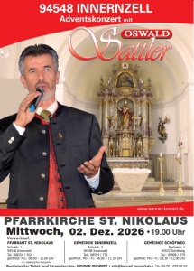 2 Eintrittskarten f&uuml;r das Konzert am 02.12.2026 in Innernzell + CD