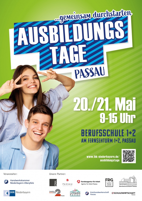 Flyer/Grafik zum Event: Ausbildungstage Passau 2022 am Fr., 20.05.2022 - Sa., 21.05.2022