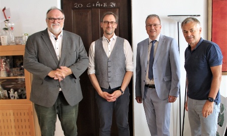 Antrittsbesuch des künftigen Schulleiters des Gymnasiums Leopoldinum