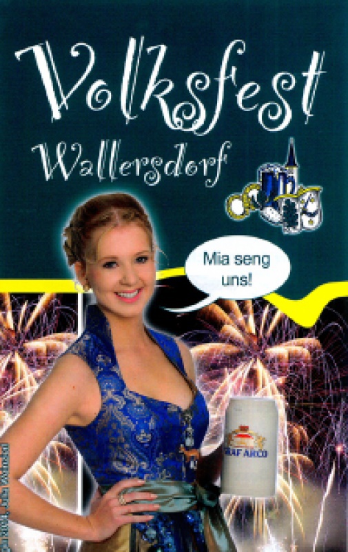 Flyer/Grafik zum Event: Volksfest Wallersdorf am Mi., 03.06.2015 - Mo., 08.06.2015