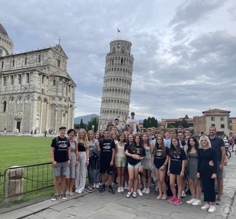 Die Grafenauer Realschüler der Klassen 10a und 10b erlebten in der Toskana, wie z. B. in Pisa, ereignisreiche Tage während ihrer Abschlussfahrt.