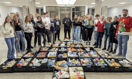 Über eine Tonne Lebensmittel für den guten Zweck