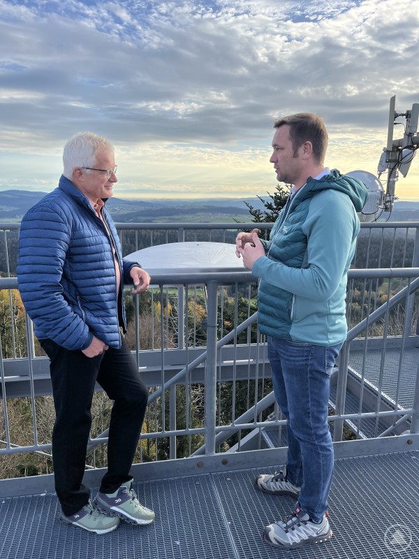Josef Heisl MdL, Christian Escherich (Bürgermeister Wegscheid).