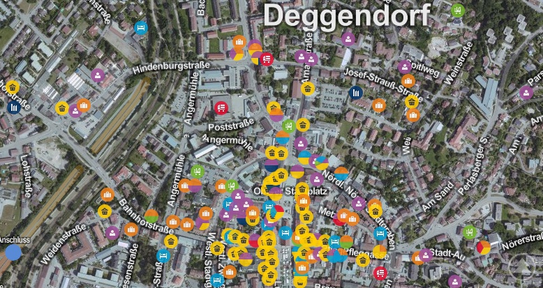 Neue punktgenaue Darstellung von Unternehmen