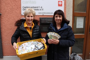 Gebrauchte Briefmarken: Hilfe für die Caritas Schwangerschaftsberatung