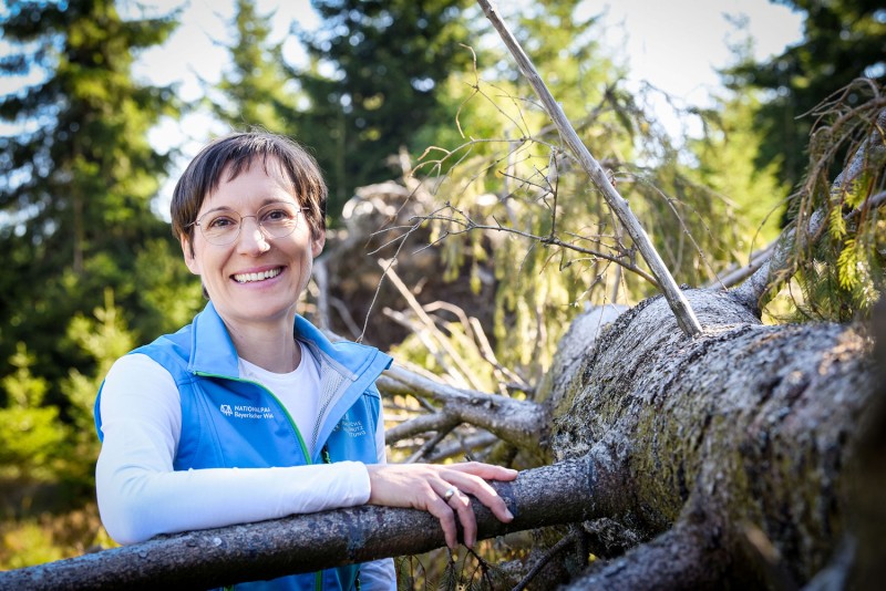 Nationalparkleiterin Ursula Schuster lädt alle Interessierten am Samstag, 3. August, zu einer Wanderung zum Thema „Waldentwicklung am Großen Falkenstein“ ein