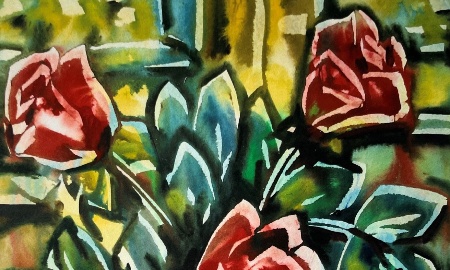 Flower Power - Vernissage in der Galerie Wolfstein am Freitag