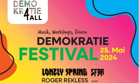 Demokratie4all – Ein Musikfestival voller Vielfalt und Engagement!