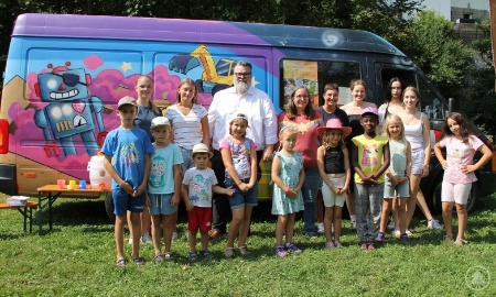 Letzter Halt des Spielmobils: Bschüttpark