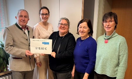 Spende des Personalrats der Stadt Passau an den Wei&szlig;en Ring